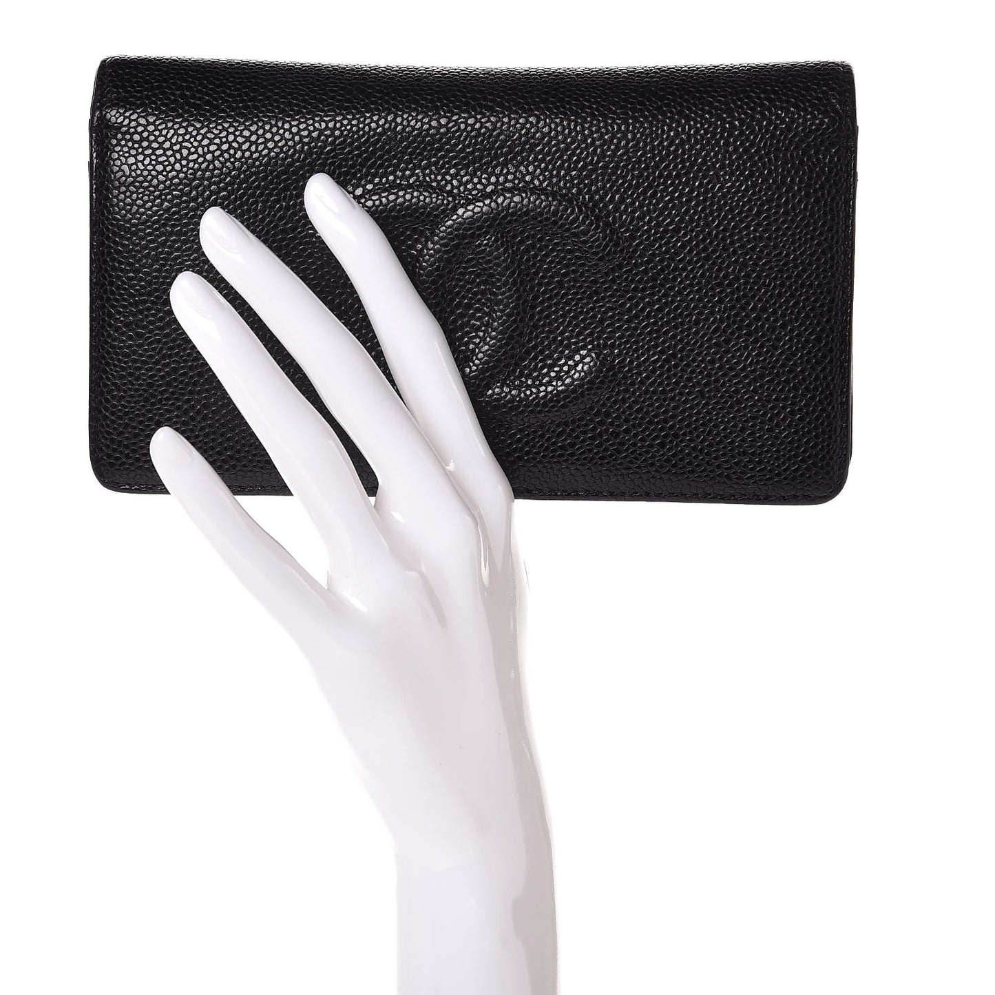 Caviar Timeless CC Yen Wallet Black