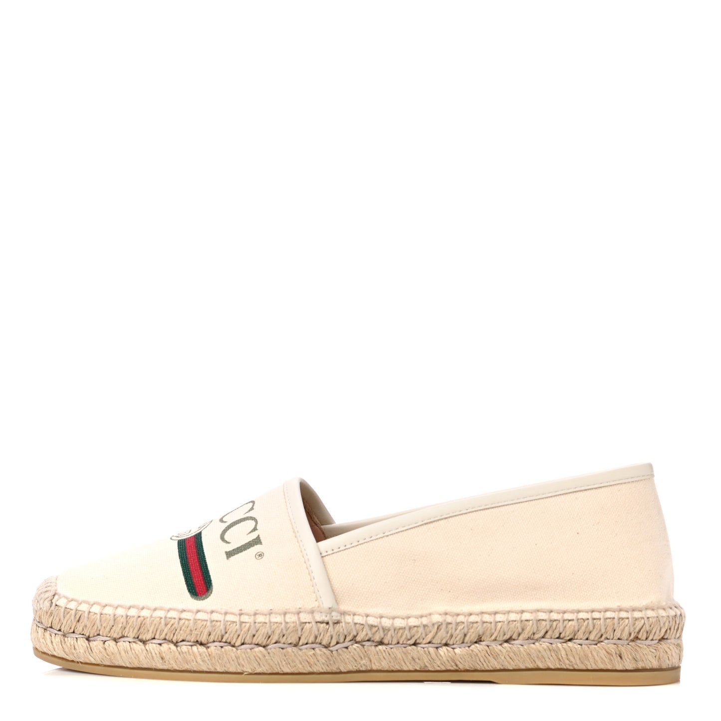 Canvas Logo Espadrilles 40 Greggio White