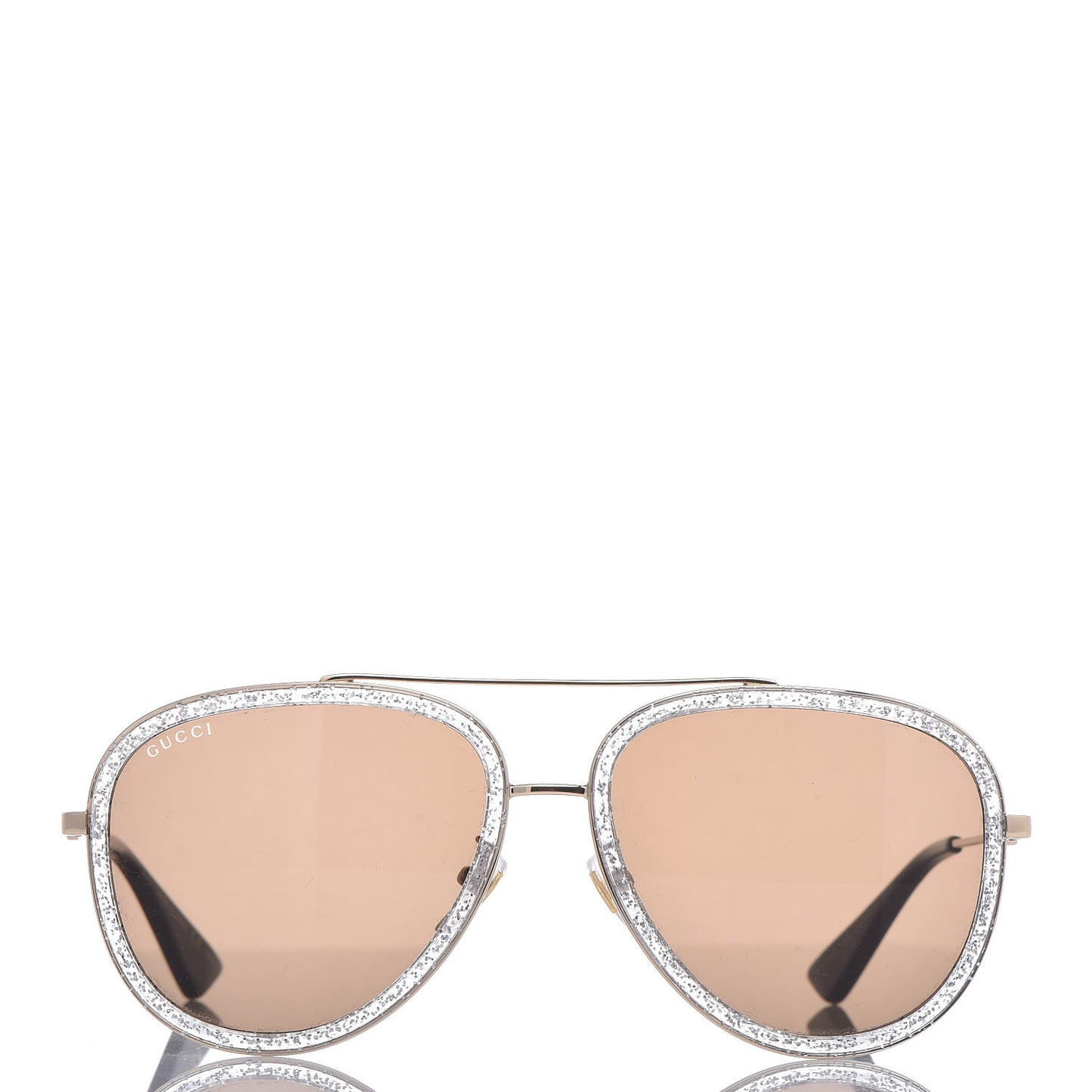Glitter Aviator Sunglasses GG0062S Silver