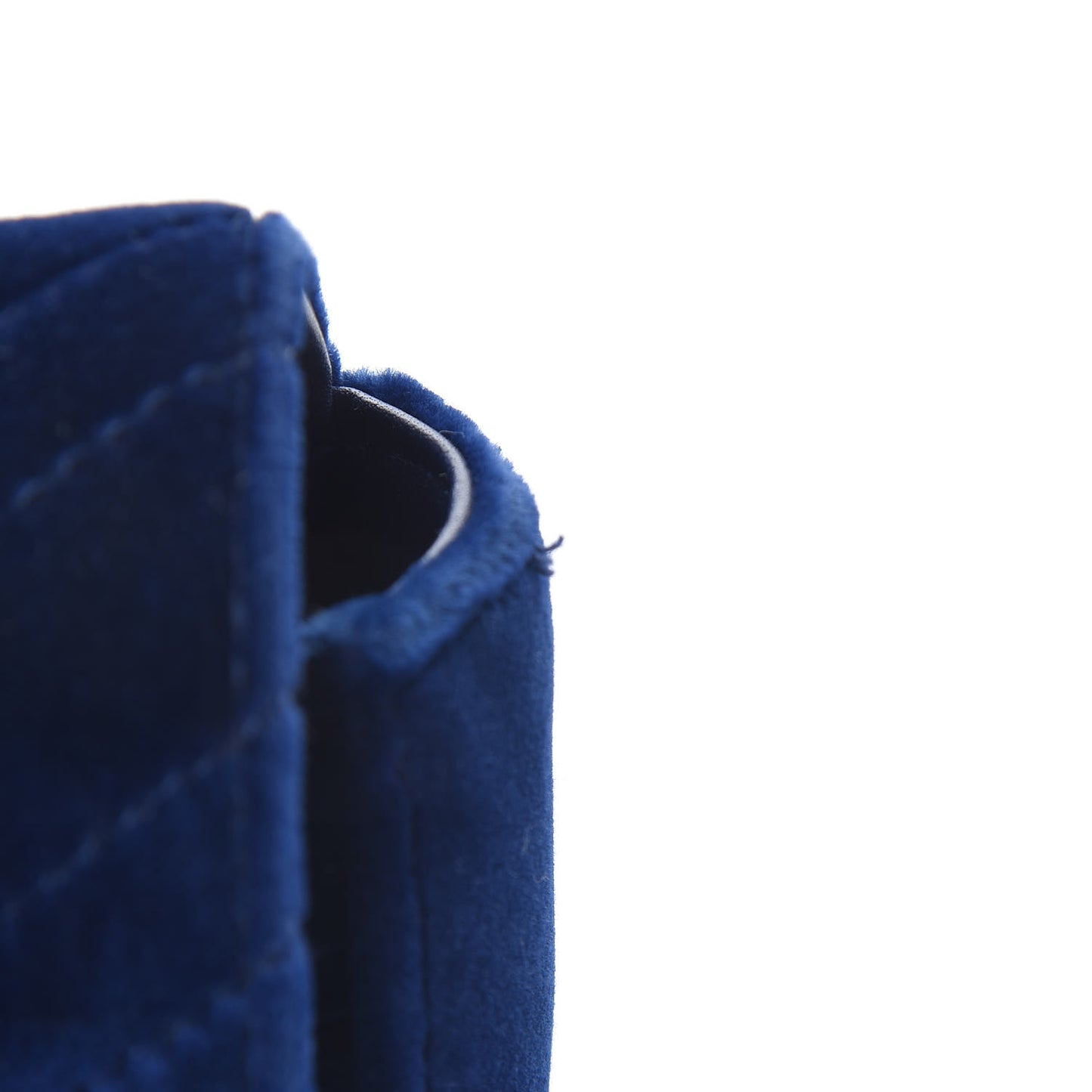 Velvet Matelasse Mini GG Marmont Shoulder Bag Cobalt Blue