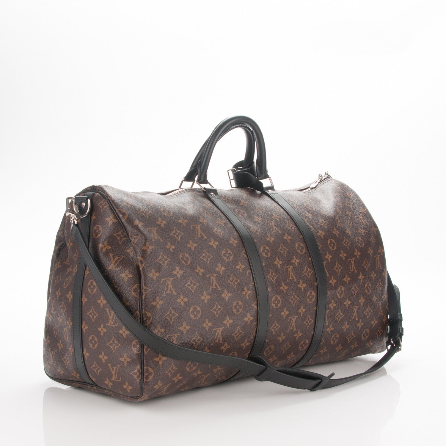 Louis Vuitton Monogram Macassar Keepall Bandouliere 55 3 of 8