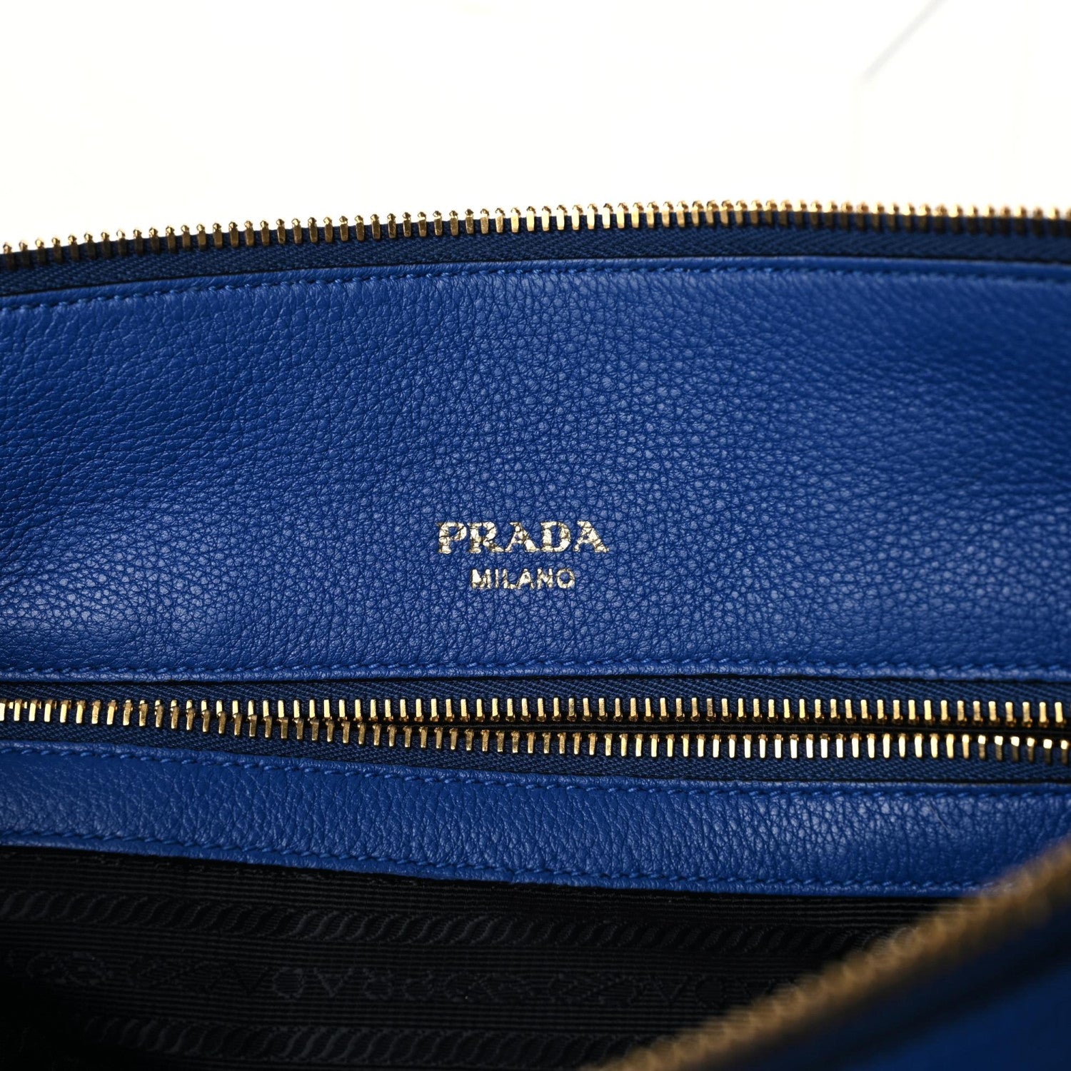 Prada Vitello Phenix Tote Royal 6 of 9