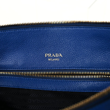Prada Vitello Phenix Tote Royal 6 of 9