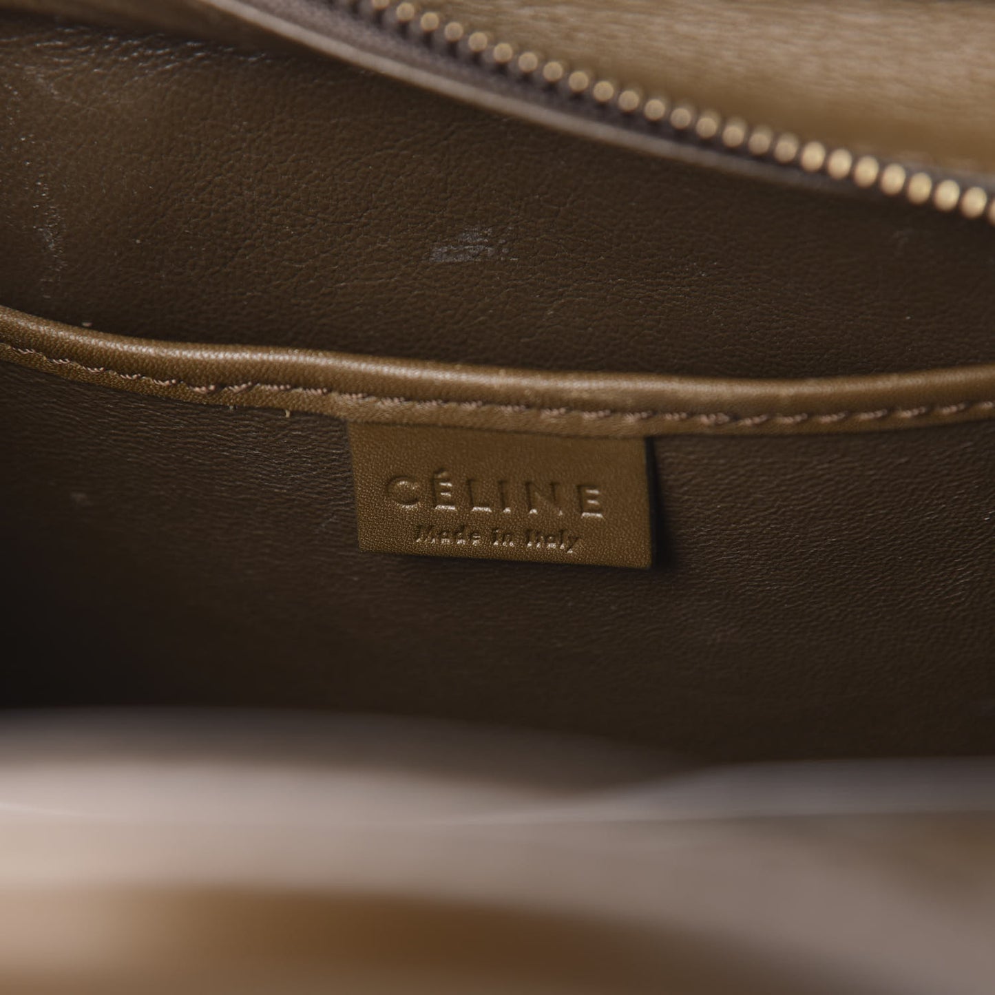 Calfskin Suede Nano Tri-Color Luggage Cream