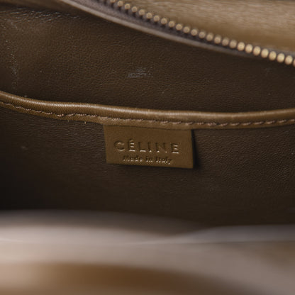 Celine Calfskin Suede Nano Tri-Color Luggage Cream 9 of 12