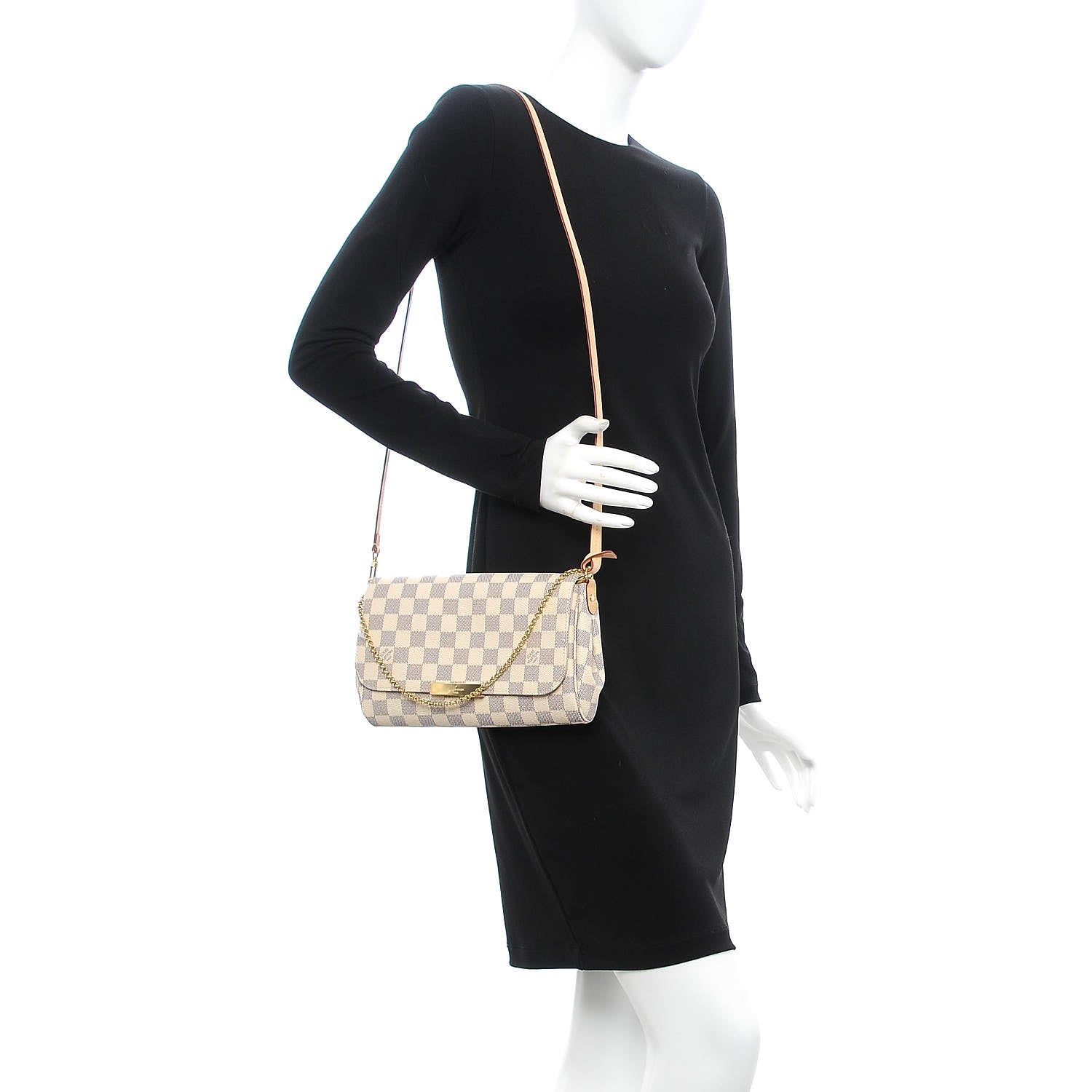 Louis Vuitton Damier Azur Favorite MM 2 of 9