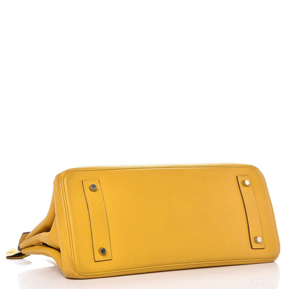 Hermes Taurillon Clemence JPG Shoulder Birkin II 42 Soleil 4 of 38