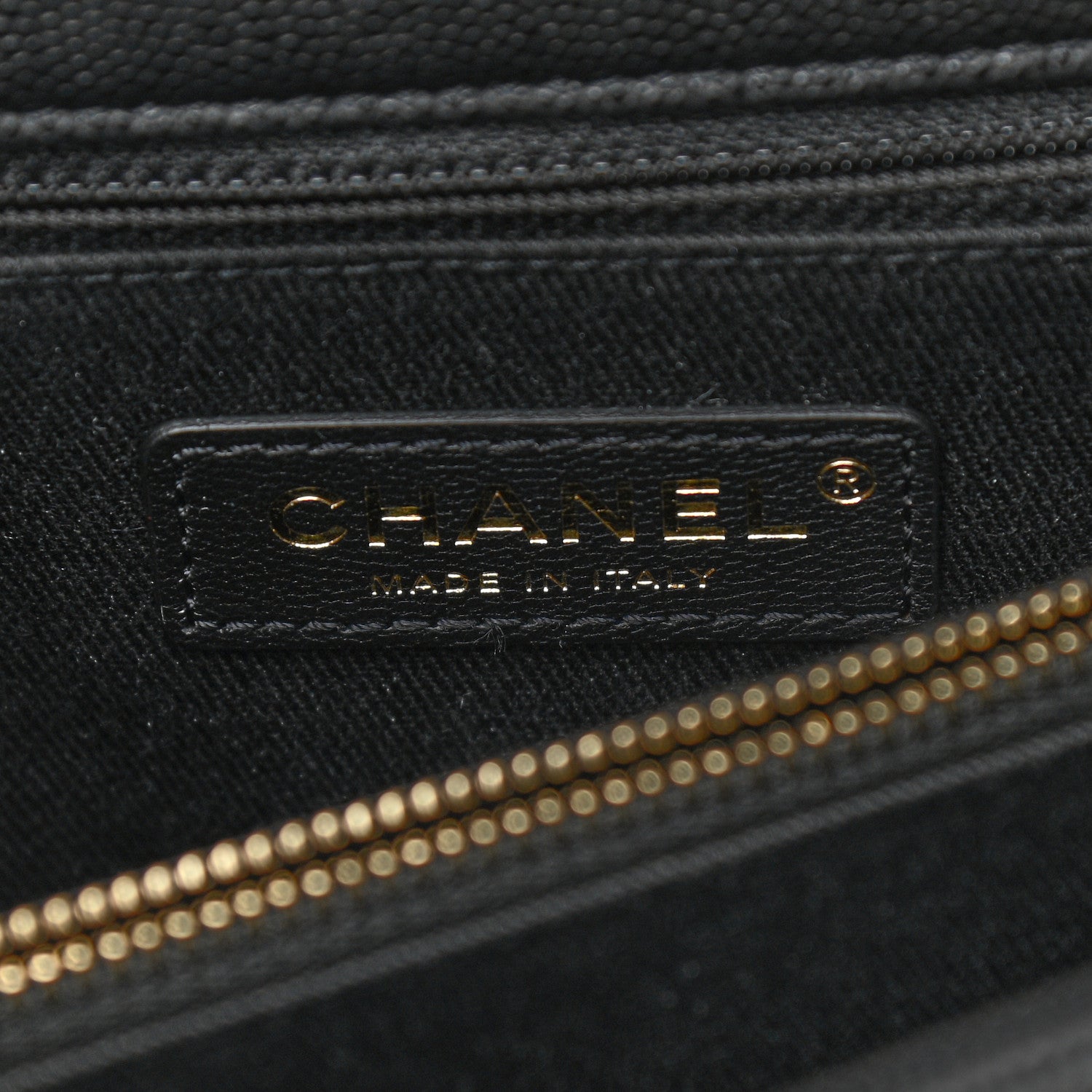 Chanel Caviar Lizard Quilted Medium Coco Handle Flap Black 6 of 10