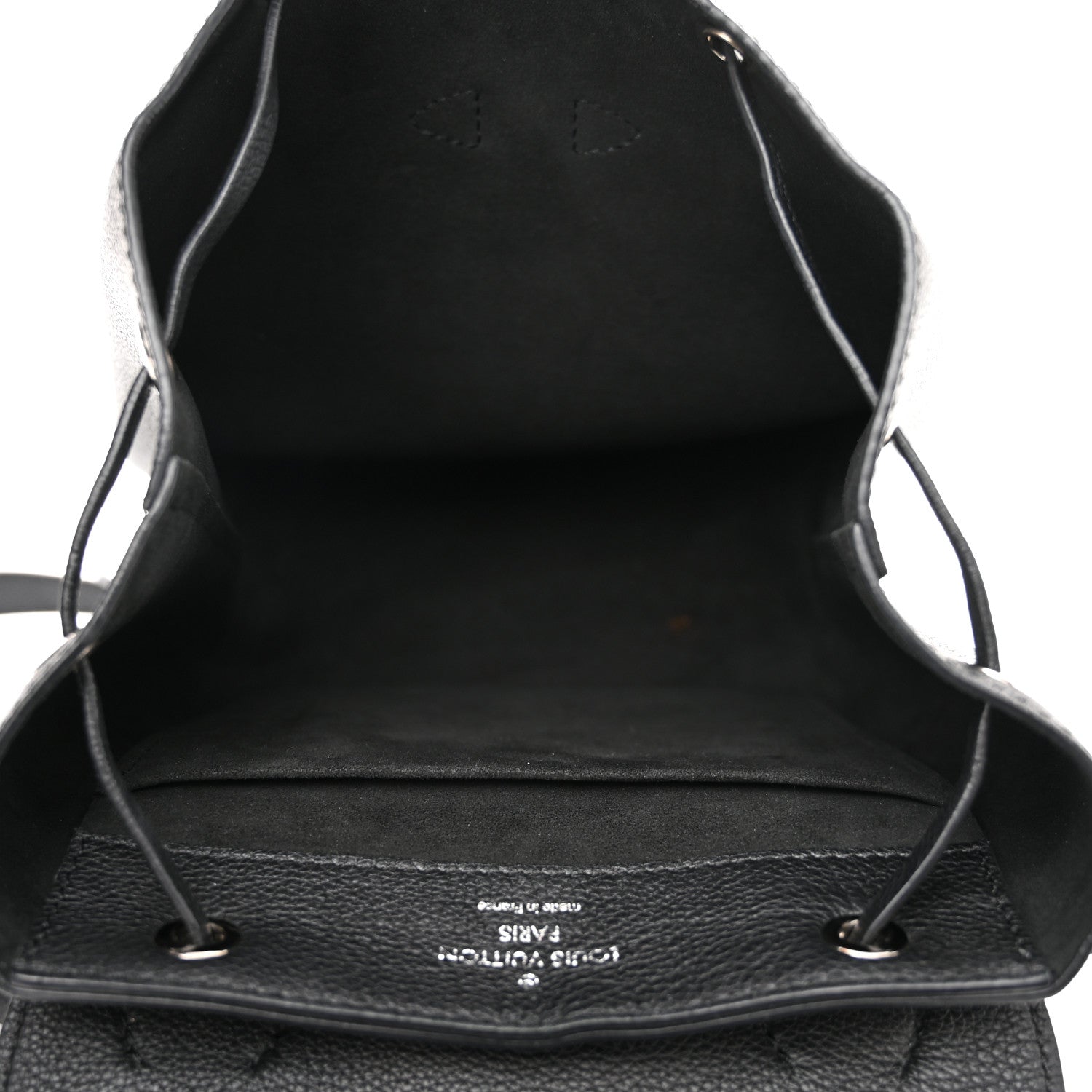Louis Vuitton Calfskin Lockme Backpack Black 5 of 13
