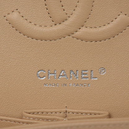 Chanel Caviar Quilted Medium Double Flap Beige 6 of 8