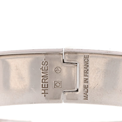Hermes Enamel Narrow Clic Clac H Bracelet PM White 4 of 6