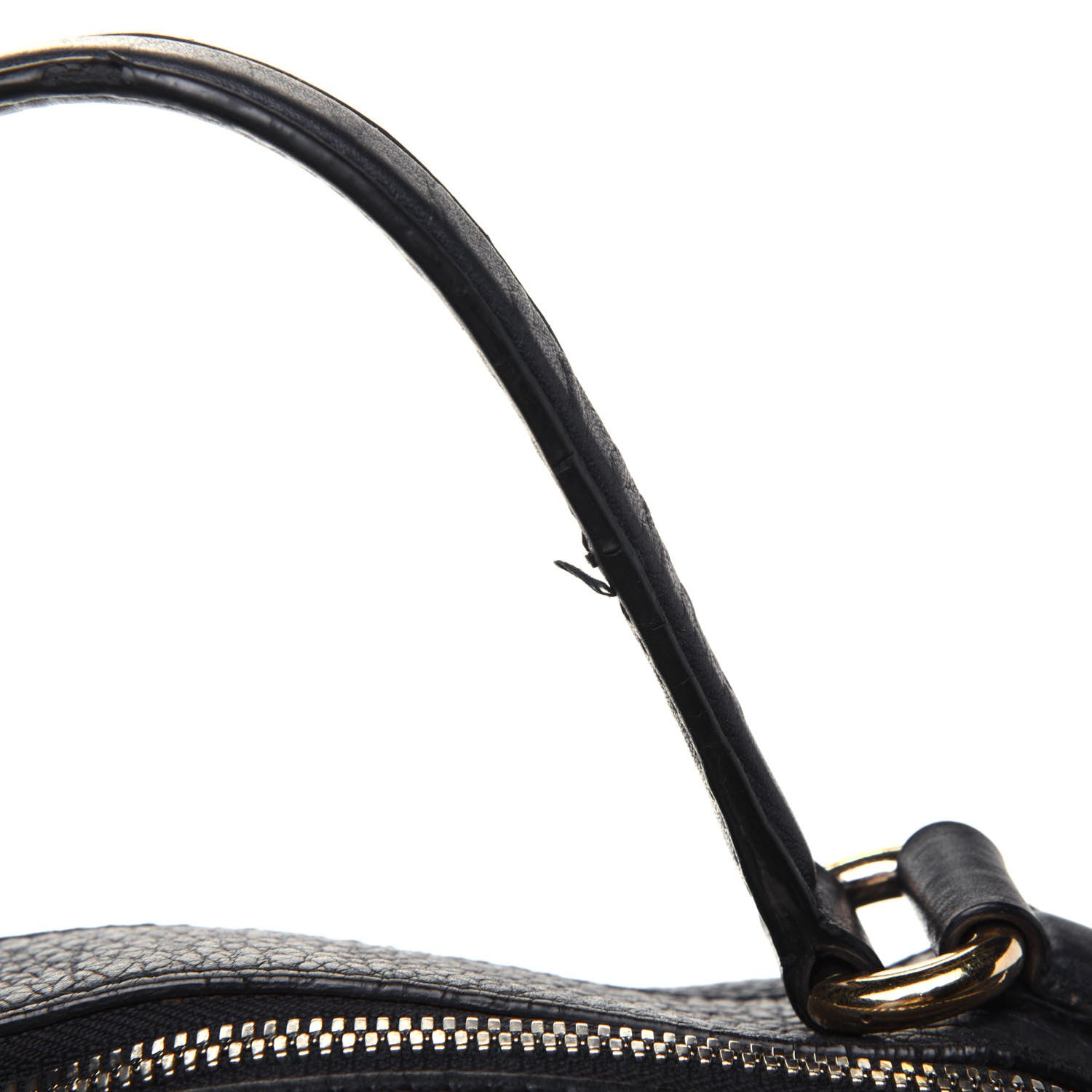Gucci Pebbled Calfskin Medium Soho Boston Black 33 of 33