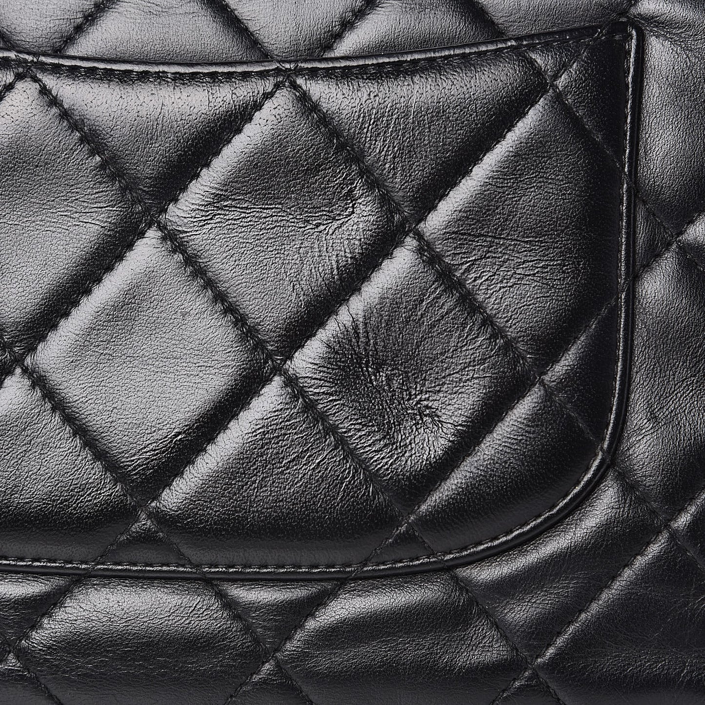 Lambskin Quilted Small Trendy CC Dual Handle Flap Bag Black