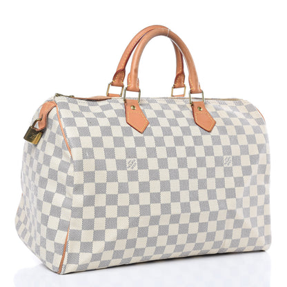 Louis Vuitton Damier Azur Speedy 35 3 of 18