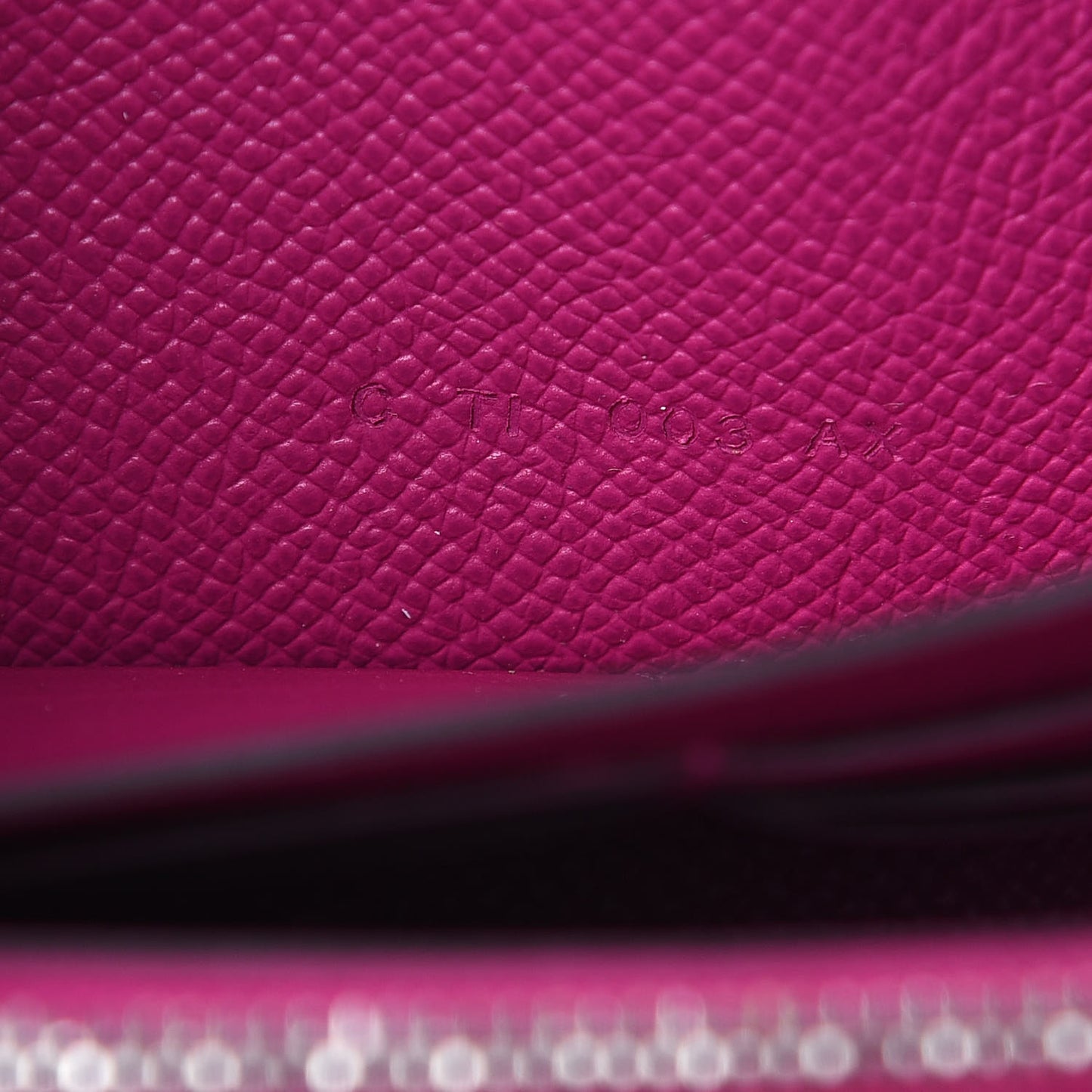 Epsom Kelly Longue Wallet Rose Pourpre
