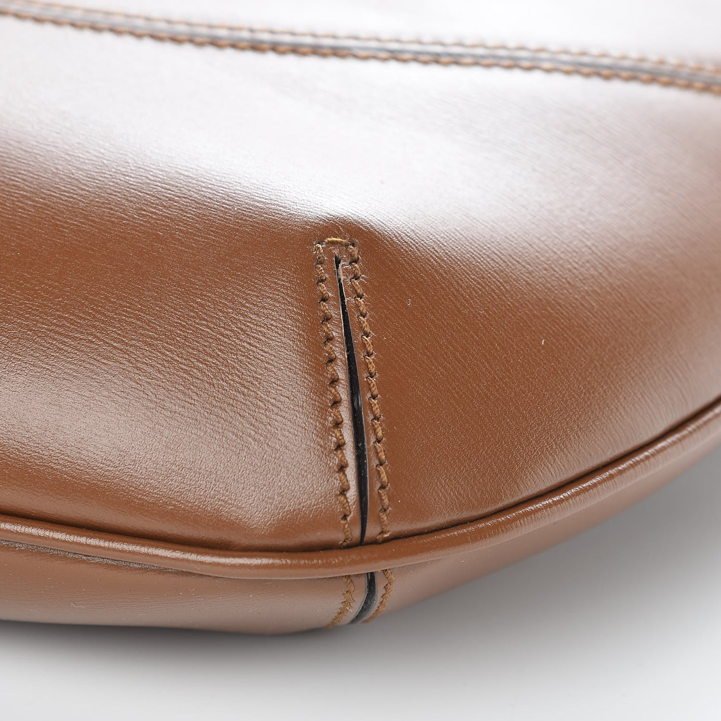 Boarded Plutone Calfskin Medium Arli Shoulder Bag Nocciola