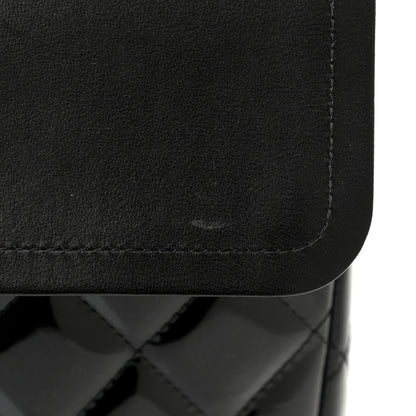 Chanel Patent Quilted Maxi Double Flap Black 19 of 25