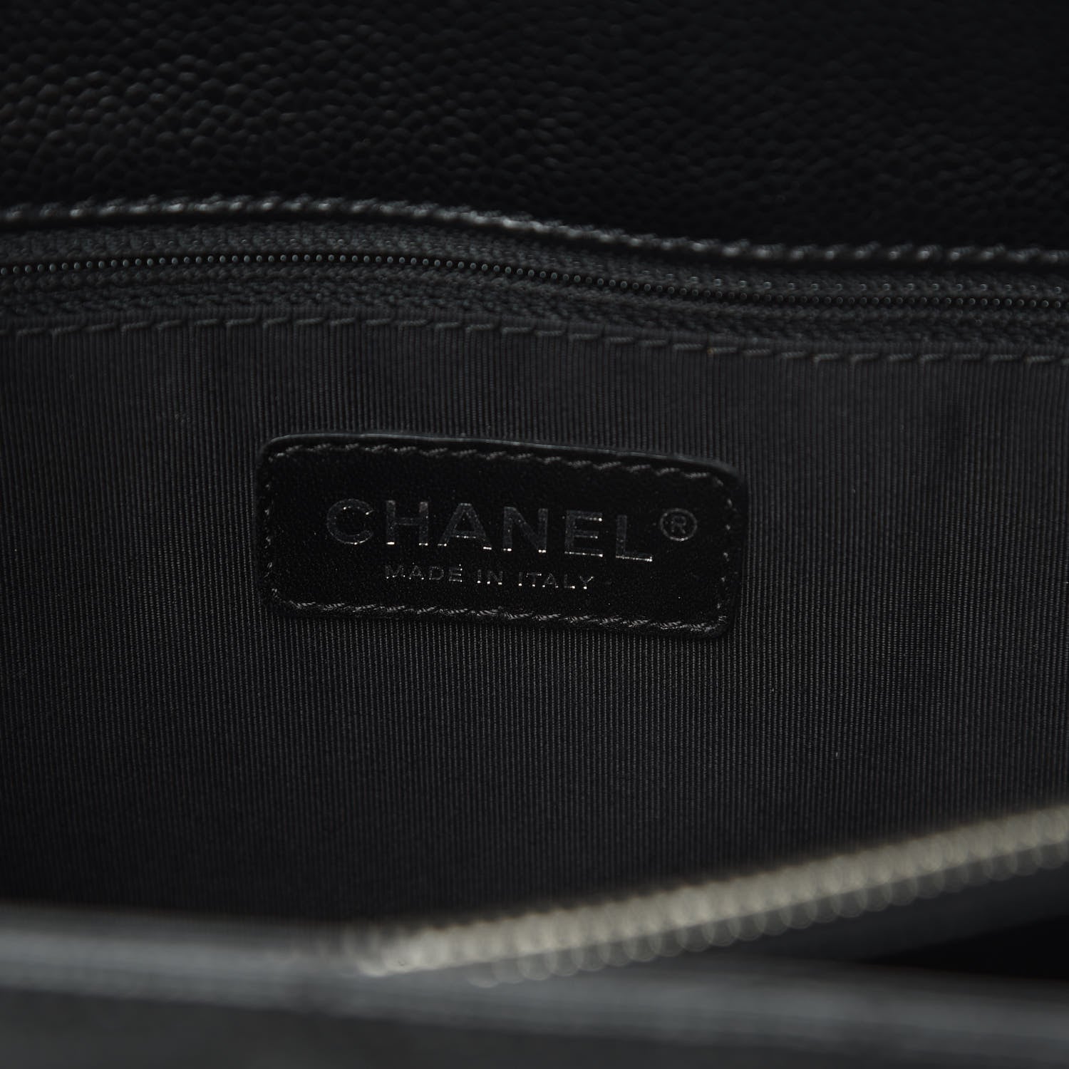 Chanel Caviar Quilted Grand Shopping Tote GST Black 6 of 11
