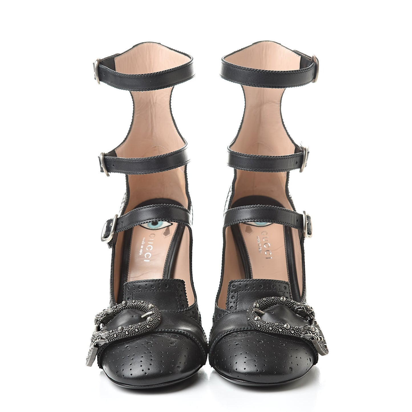 Calfskin Queercore Mid Calf Loafer Pumps 36.5 Black