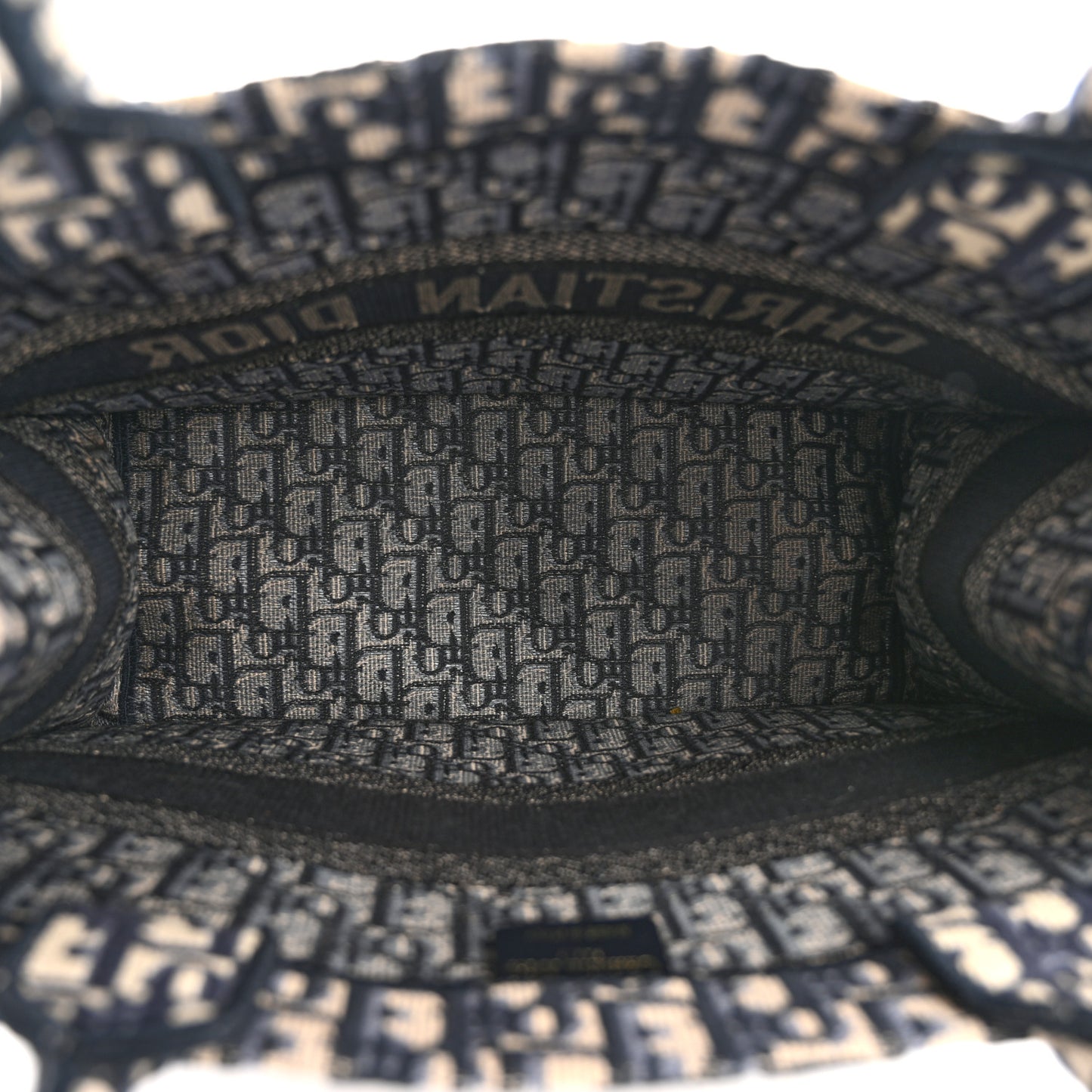 Oblique Medium Book Tote Blue Multicolor