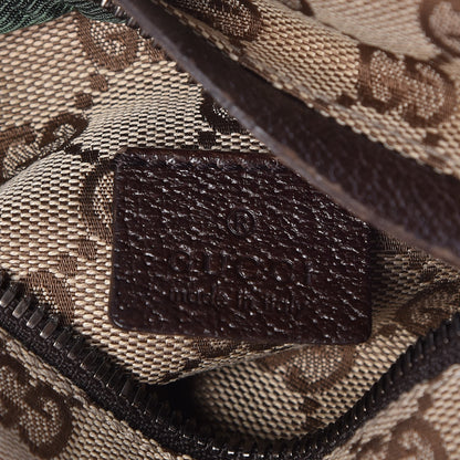 Gucci GG Monogram Double Pocket Belt Bag Dark Brown 8 of 10