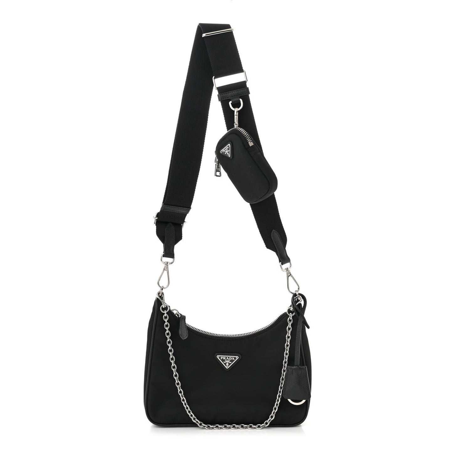 Nylon Re-Edition 2005 Shoulder Bag Black