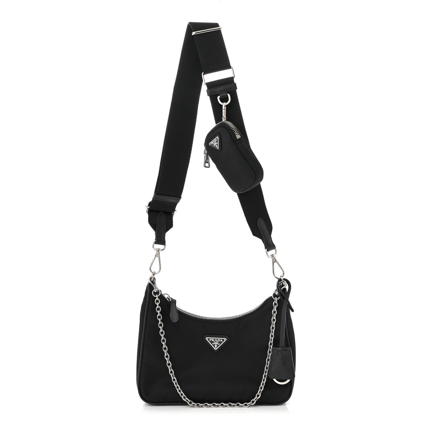 Prada Nylon Re-Edition 2005 Shoulder Bag Black 1 of 12