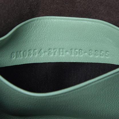 Fendi Nappa Rabbit Fox Fur Micro Buggie Baguette Verde Acqua 7 of 7