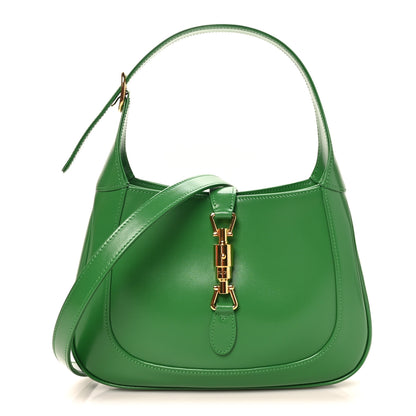 Gucci Boarded Dyana Lux Calfskin Small Jackie 1961 Hobo Spring Green 1 of 9
