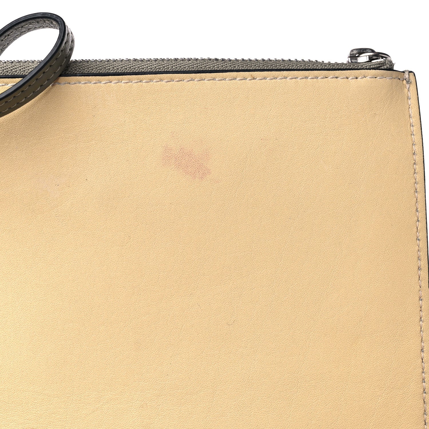 Celine Shiny Smooth Calfskin Small Twisted Cabas Light Khaki Cream 17 of 18