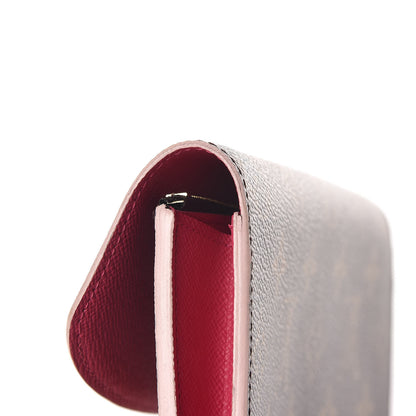 Louis Vuitton Monogram Bloom Flower Emilie Wallet 7 of 8