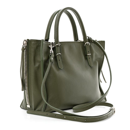 Balenciaga Calfskin Papier Mini A4 Tote Green 3 of 11