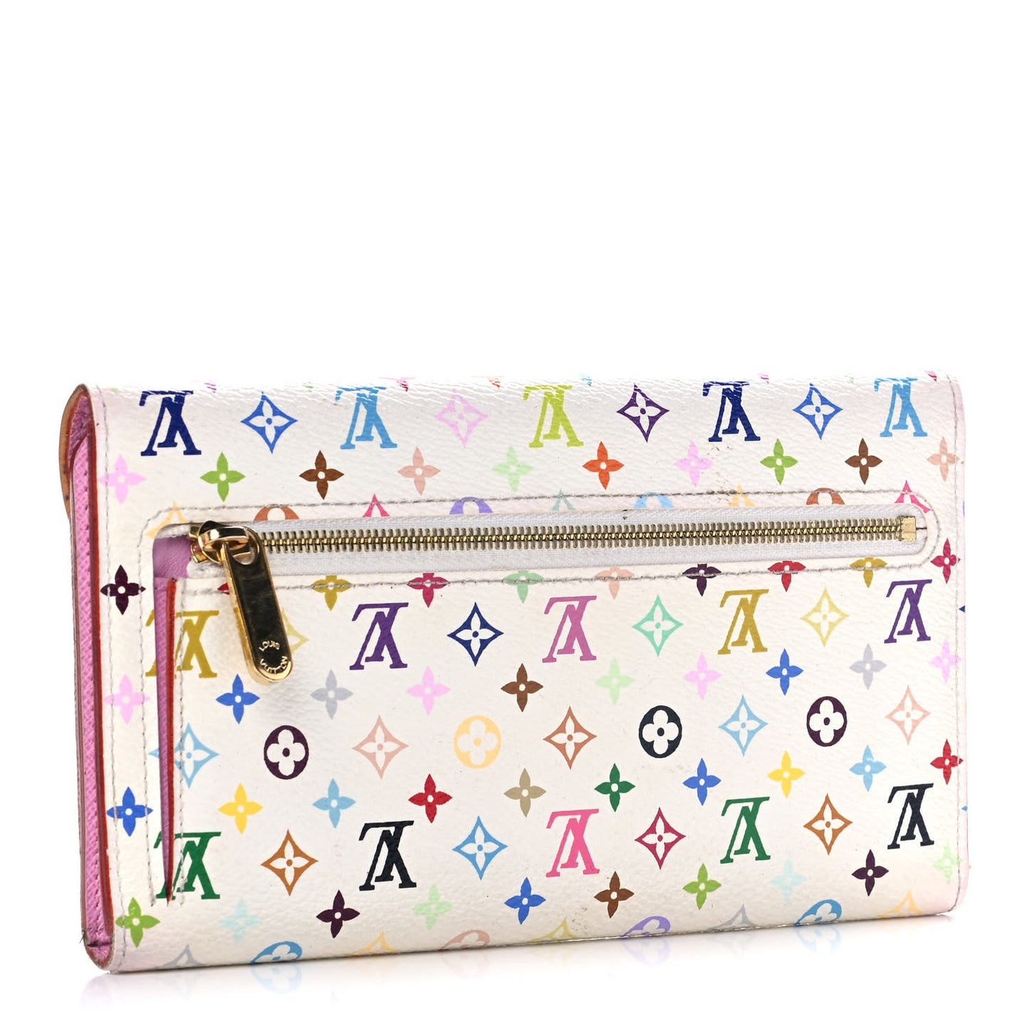 Monogram Multicolor Eugenie Wallet White Litchi