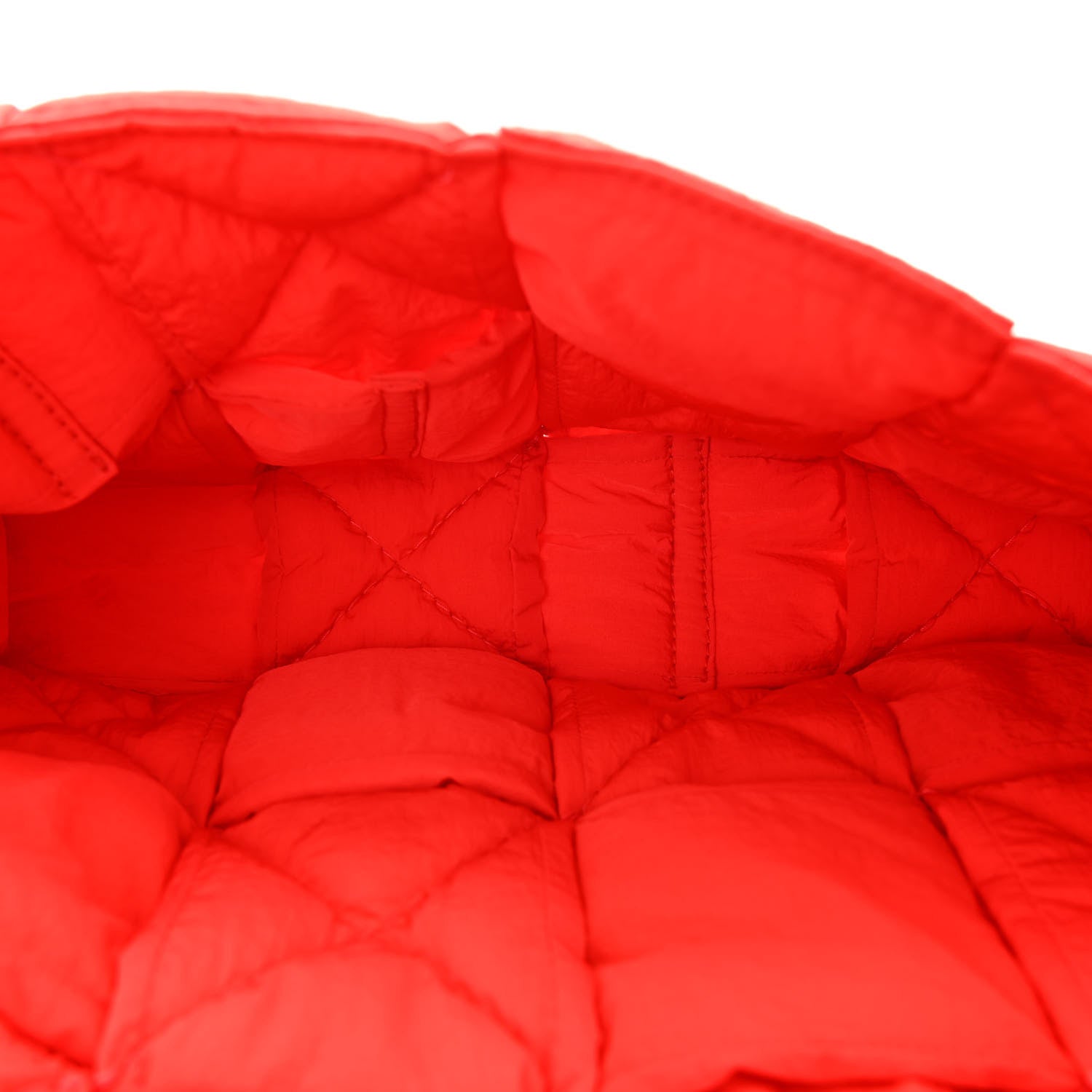 Bottega Veneta Nylon Intrecciato Padded Tech Cassette Bag Red 6 of 11