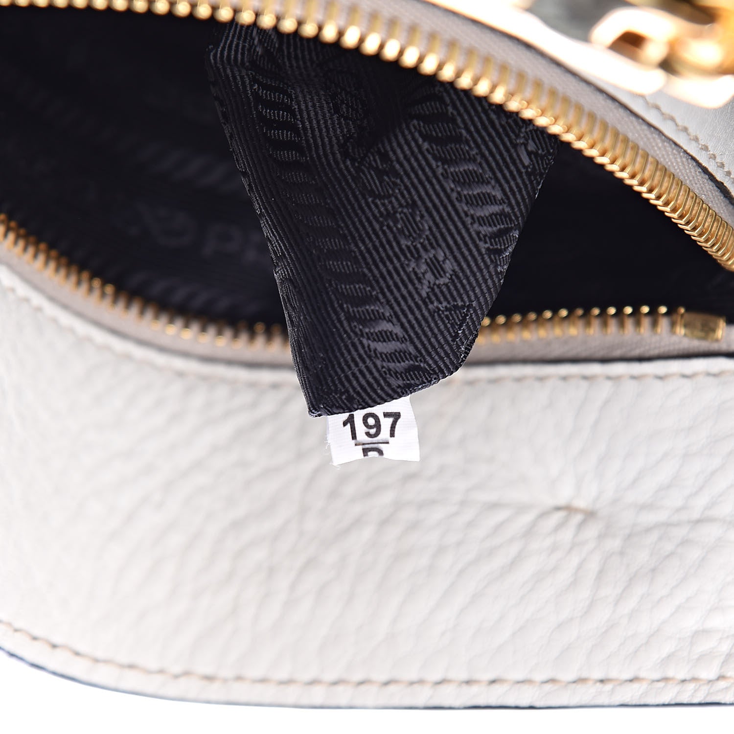 Prada Vitello Phenix Tote Talco 8 of 13