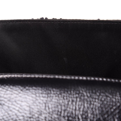 Chanel Sequin Medium Single Flap Silver Black 11 of 11