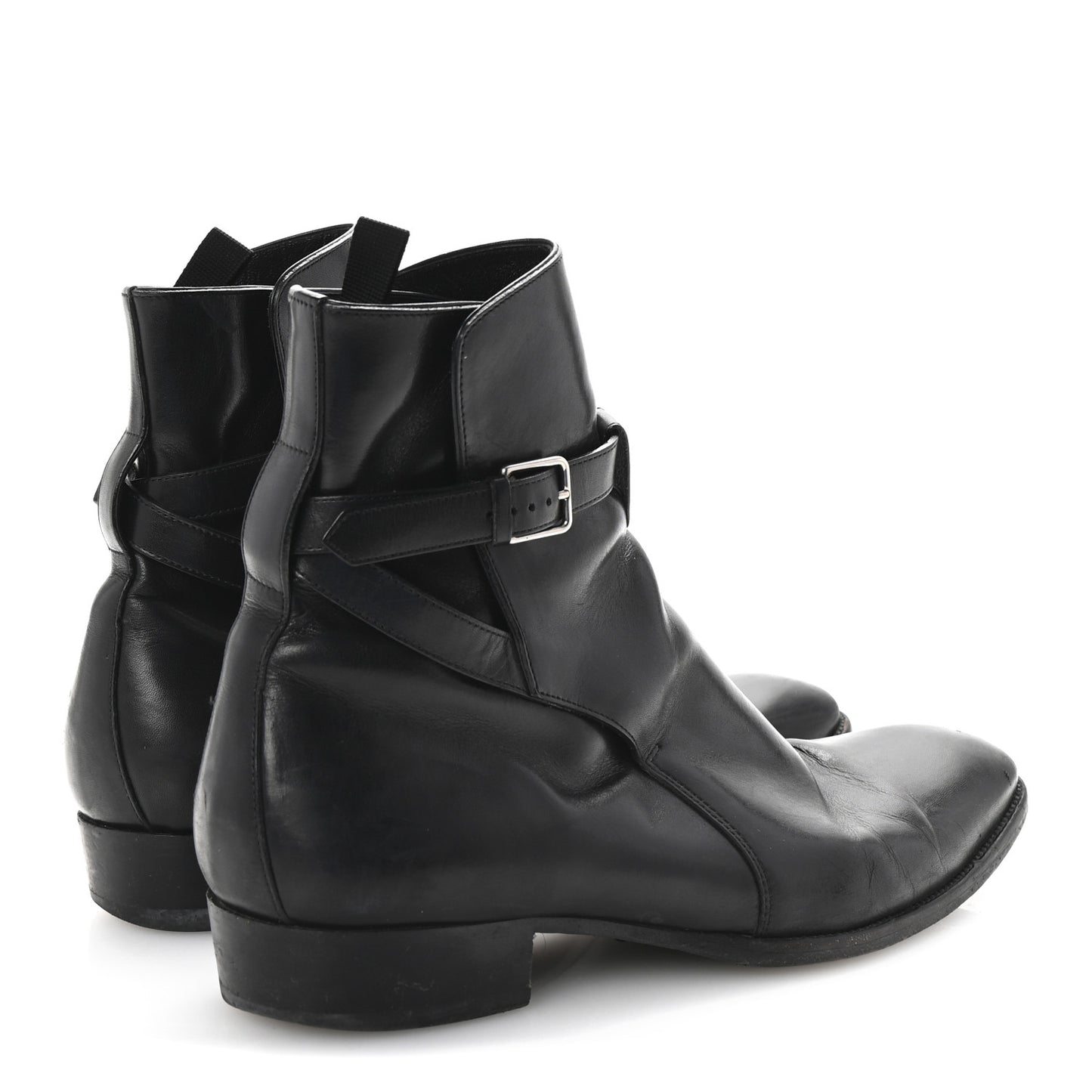 Calfskin Mens Wyatt Chelsea Boots 42 Black