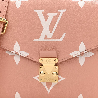 Louis Vuitton Empreinte Monogram Giant Pochette Metis Rose Trianon Cream 7 of 10