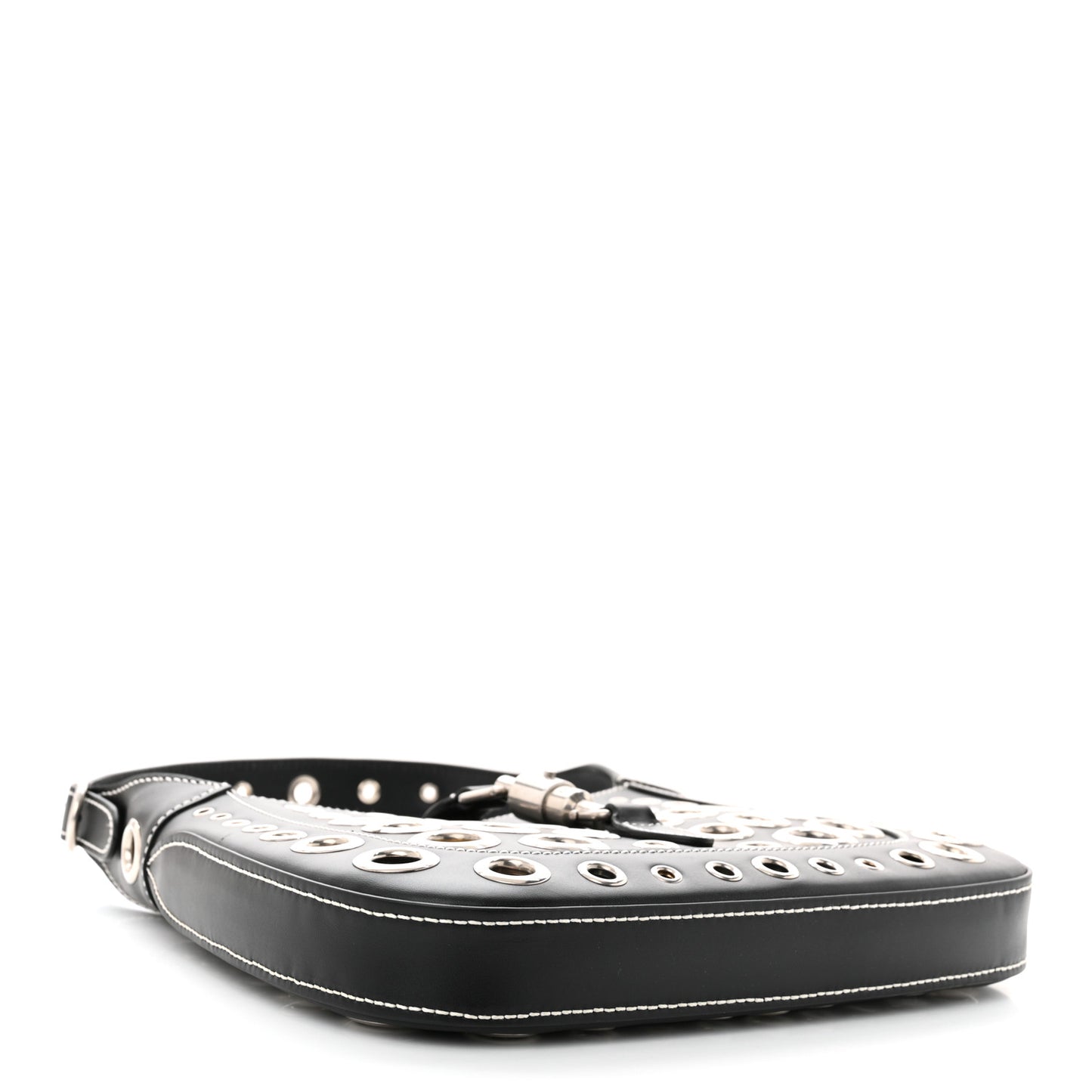 Patent Ha Ha Ha Jackie 1961 Eyelet Hobo Black