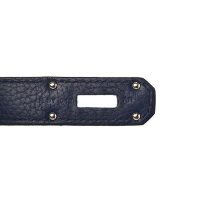 Hermes Taurillon Clemence Jypsiere 31 Bleu Saphir 7 of 12
