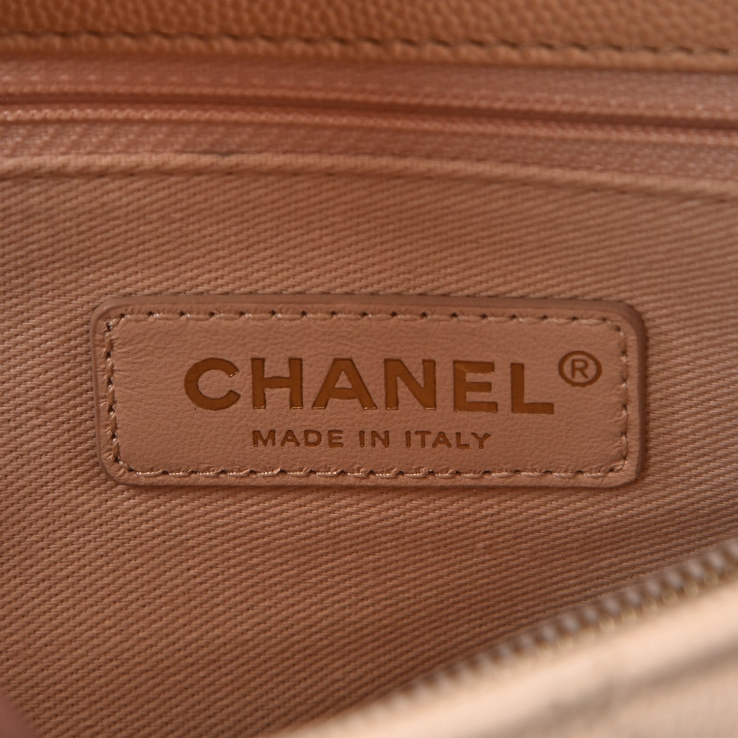 Chanel Caviar Quilted Small Coco Handle Flap Light Beige 6 of 8