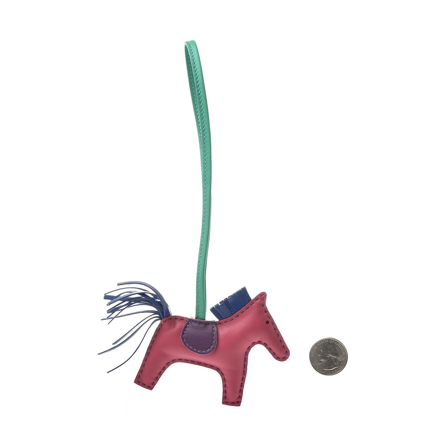Milo Lambskin Grigri Rodeo Horse Bag Charm PM Rose Shocking Bleu Azteque Bleu Electrique Menthe Soufre Violet