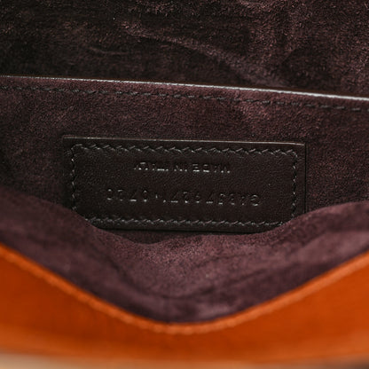 Saint Laurent Ostrich Small Manhattan Shoulder Bag 7 of 9