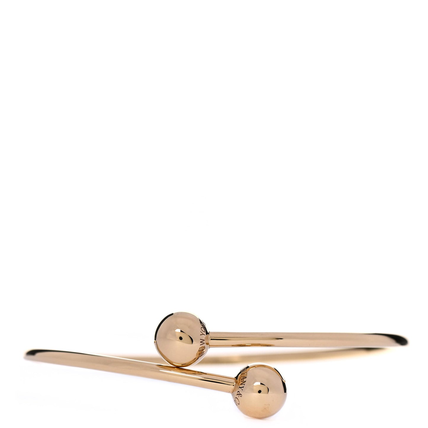 18K Yellow Gold 8mm HardWear Ball Bypass Bracelet
