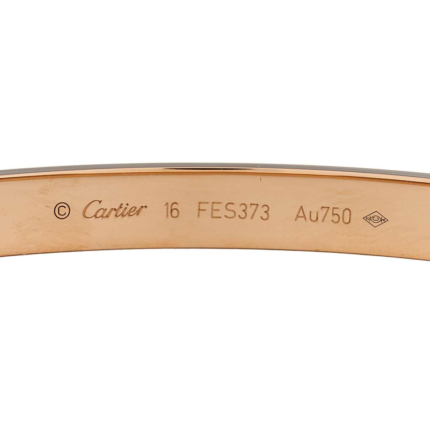 Cartier 18K Pink Gold LOVE Bracelet 16 3 of 5