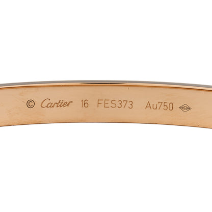Cartier 18K Pink Gold LOVE Bracelet 16 3 of 5