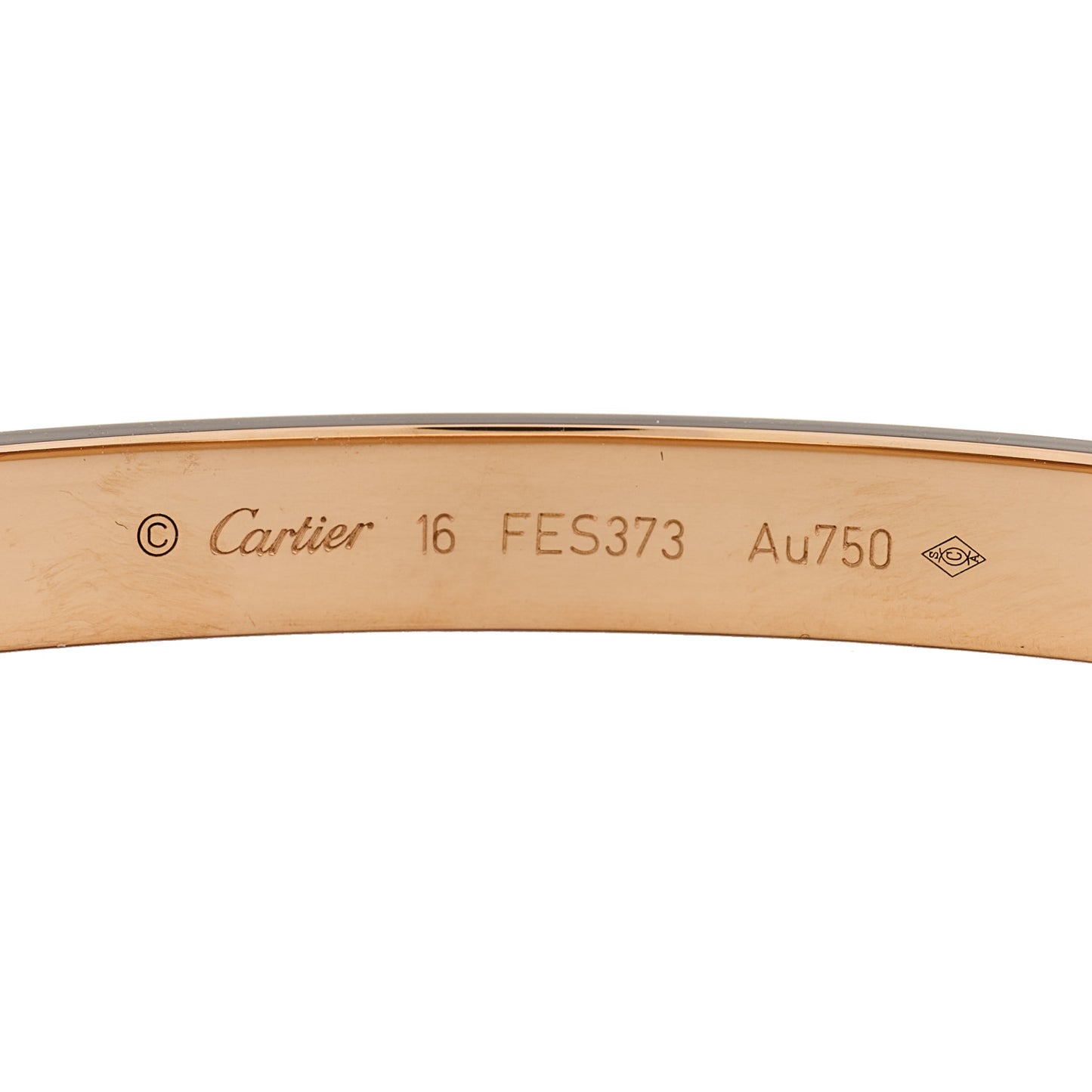 18K Pink Gold LOVE Bracelet 16
