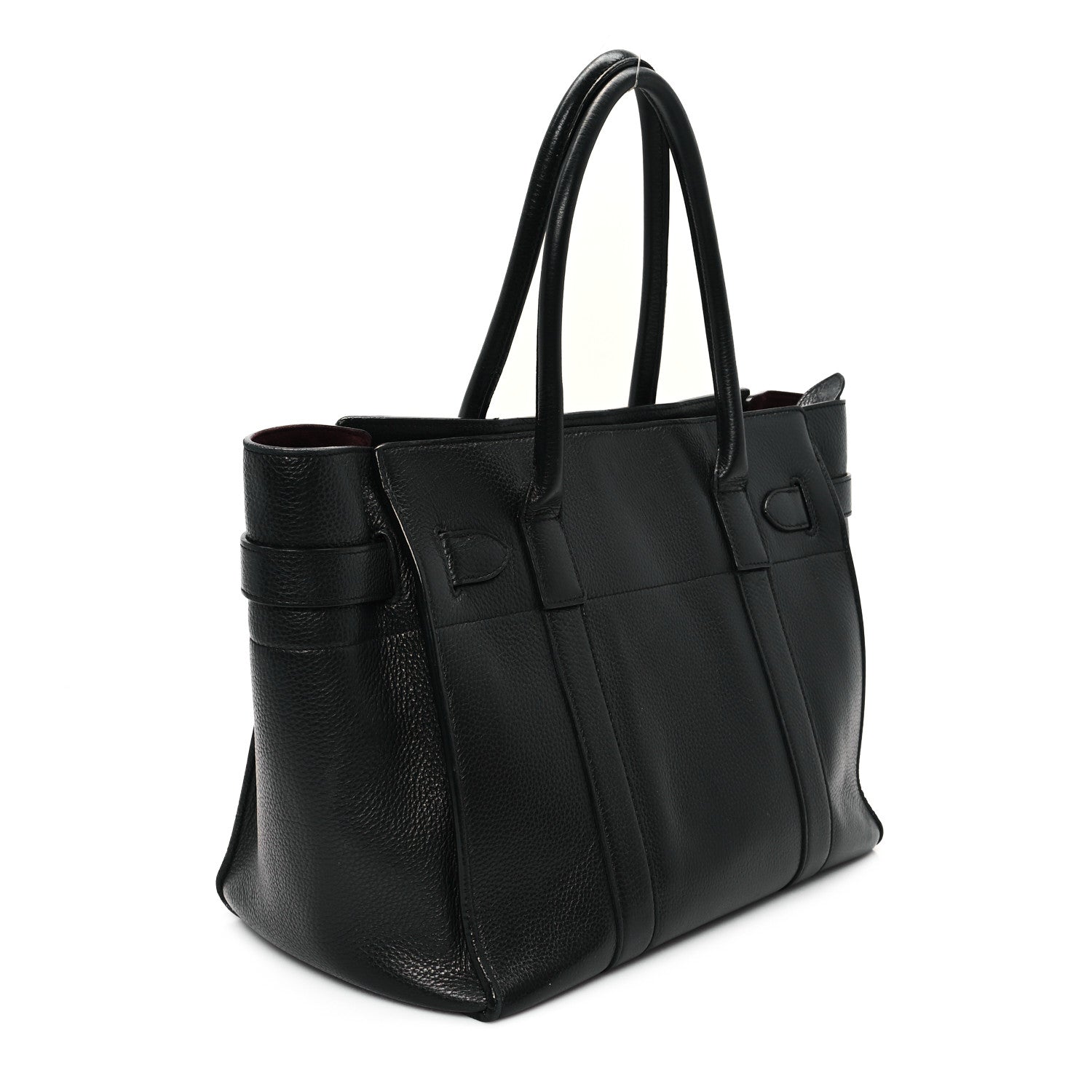 Mulberry Classic Grain Bayswater Zip Tote Black 3 of 11