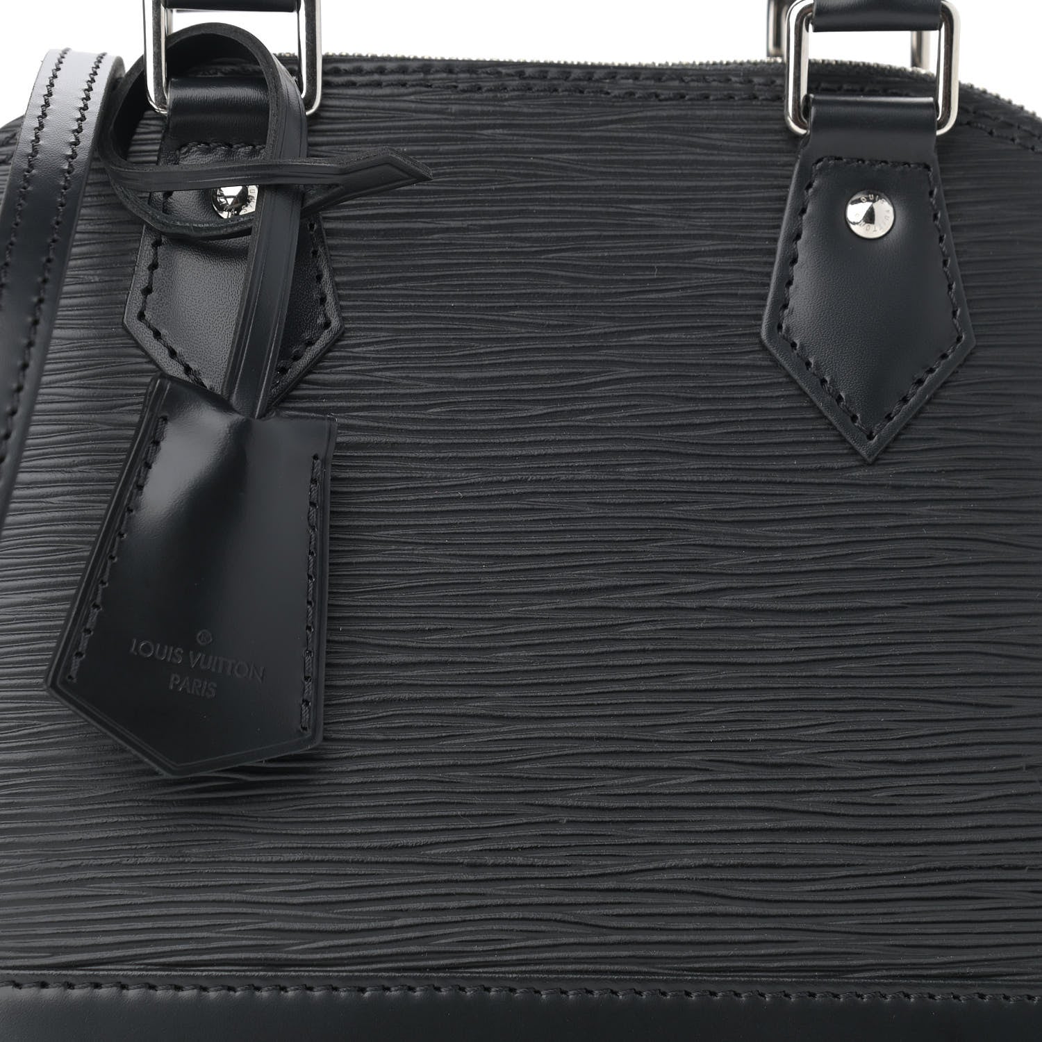 Louis Vuitton Epi Alma BB Black 8 of 10