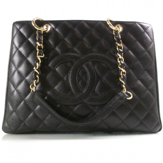 Caviar Grand Shopping Tote GST Black